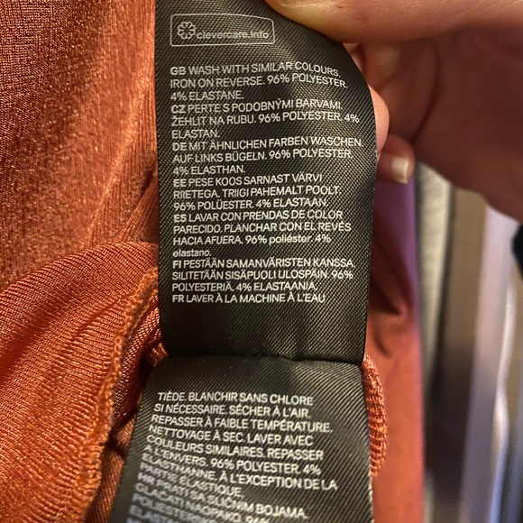 Shimmery Pink Off Shoulder Top - Picture 5 of 5